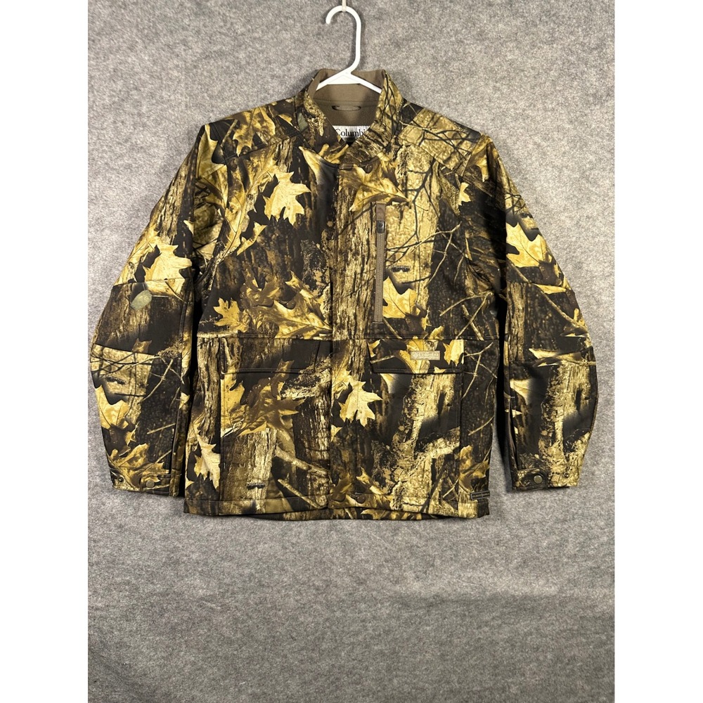 Columbia Mens M Jacket Full Zip Camo Outdoors Hunting Casual‎ Coat